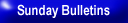 Sunday Bulletins